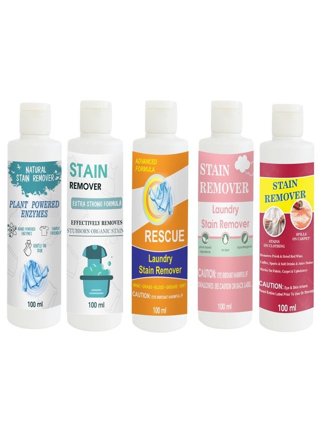 مجموعة مزيلات البقع من توفوس، تتضمن مزيل بقع القمصان والدمى والبرتقالي والوردي والأحمر | محلول تنظيف متعدد الأسطح للملابس والأقمشة والمفروشات (100 غرام لكل عبوة) - Image 1